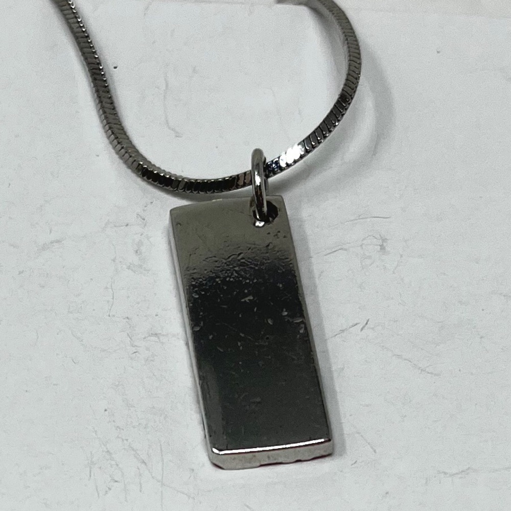 DIOR Trotter #2 Pink and Silver Pendant Necklace - Picture 4 of 7
